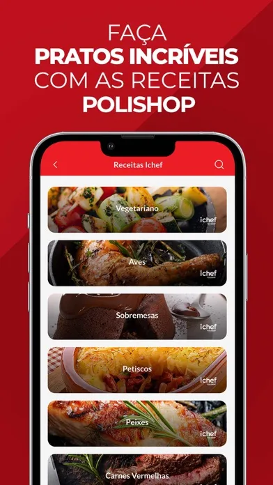 Ảnh chụp màn hình của Polishop: compras com desconto