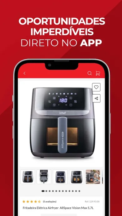 Ảnh chụp màn hình của Polishop: compras com desconto