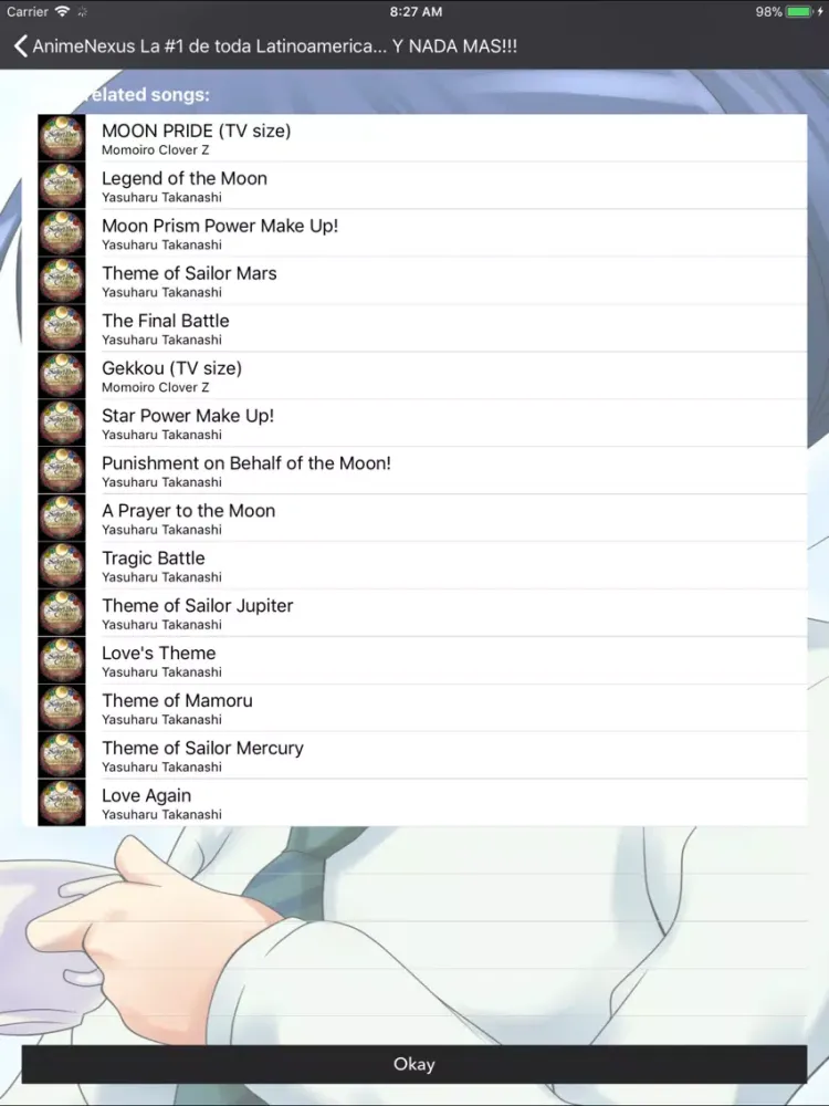 Anime Music Radio iPad  Screenshots