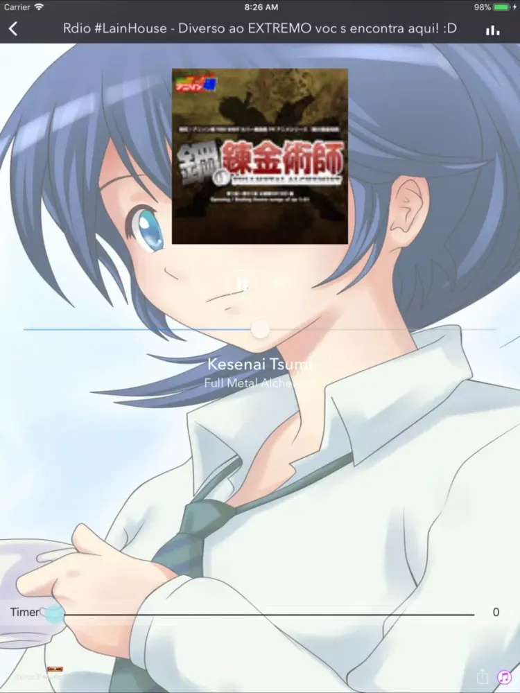Anime Music Radio iPad  Screenshots