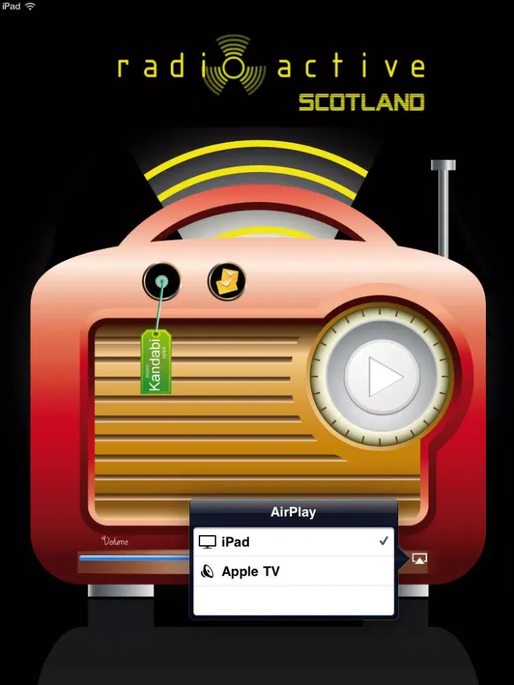 Capturas de tela do Radio Active iPad 