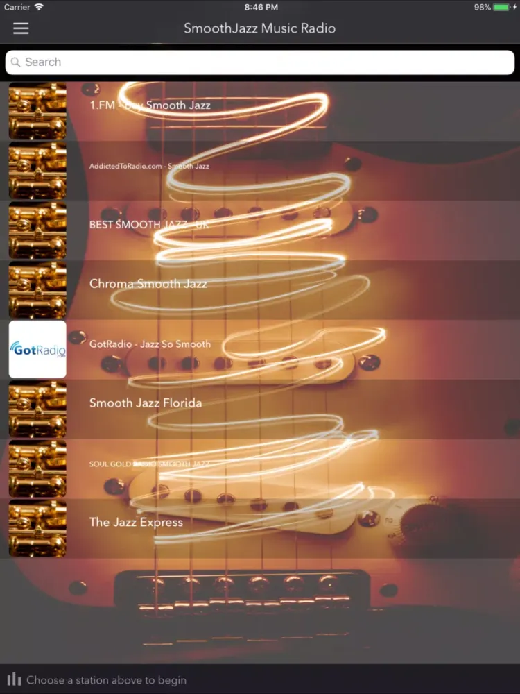 Smooth Jazz Radio iPad  Screenshots