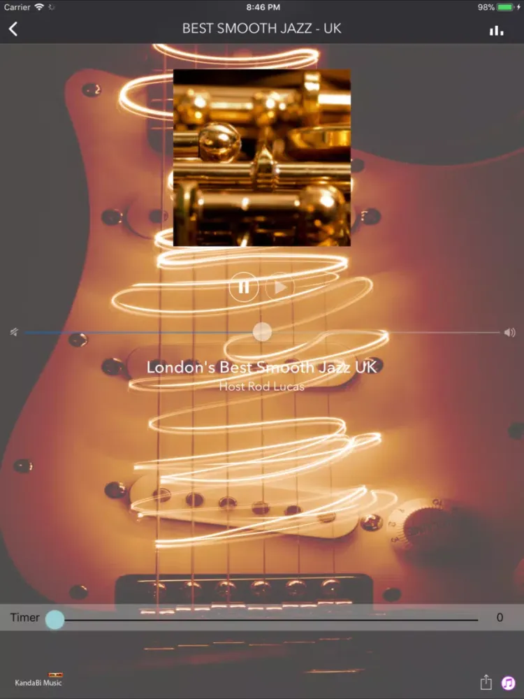 Smooth Jazz Radio iPad  Screenshots