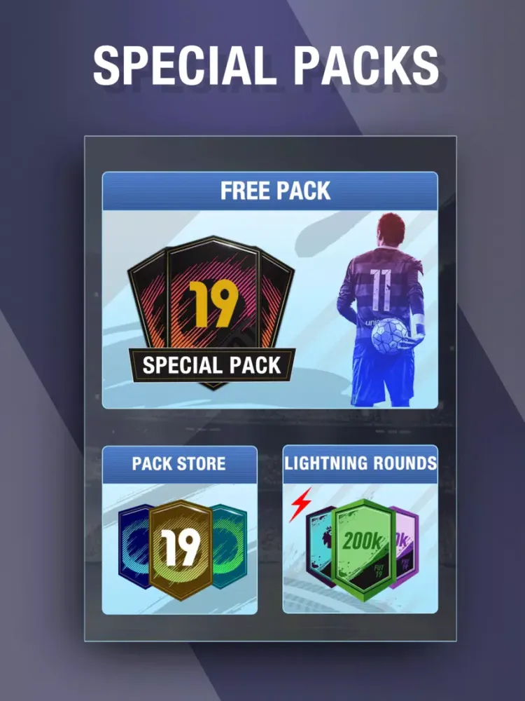 Capturas de pantalla de FUT PACK OPENER 19 - Companion iPad 