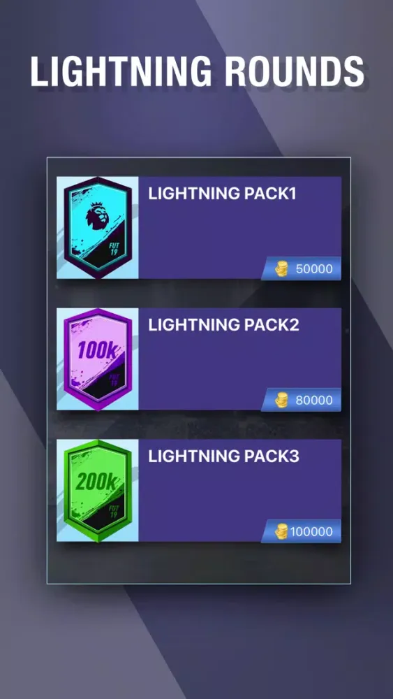 Capturas de pantalla de FUT PACK OPENER 19 - Companion
