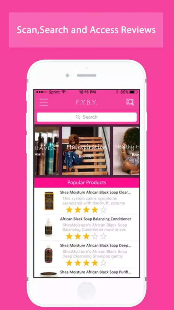 For You By You - FYBY Natural Hair Product Reviews Screenshots