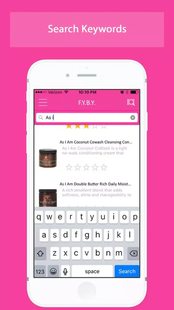 For You By You - FYBY Natural Hair Product Reviews Screenshots