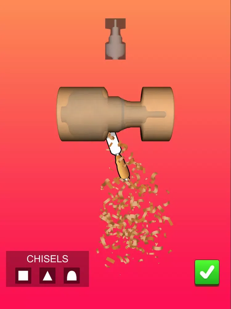 Lathe Simulator - Wood Carving iPad  スクリーンショット