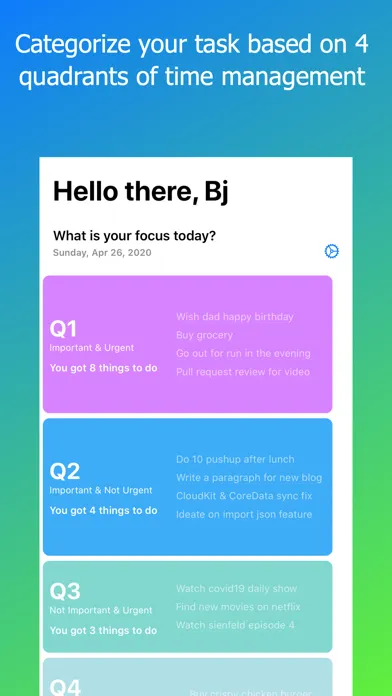 Task Buddy: Organize & Focus Screenshots