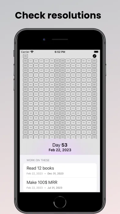 Yearly Progress & Resolution应用截图