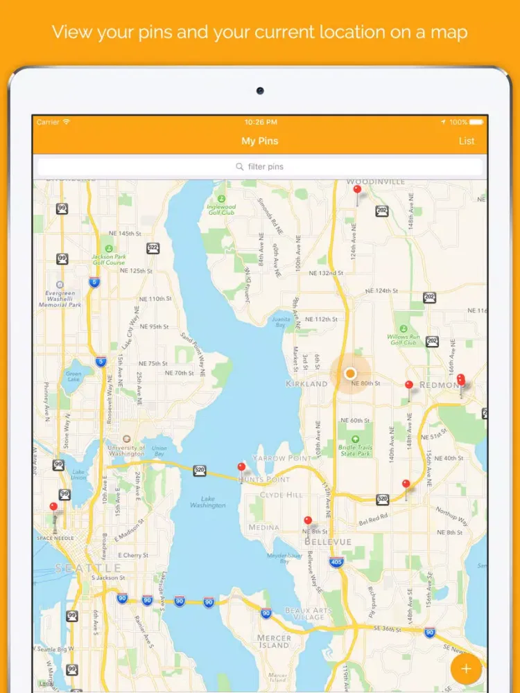 Скриншоты Pinz : Location Organizer iPad 