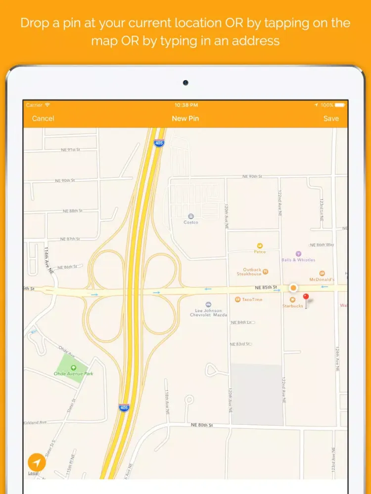 Скриншоты Pinz : Location Organizer iPad 