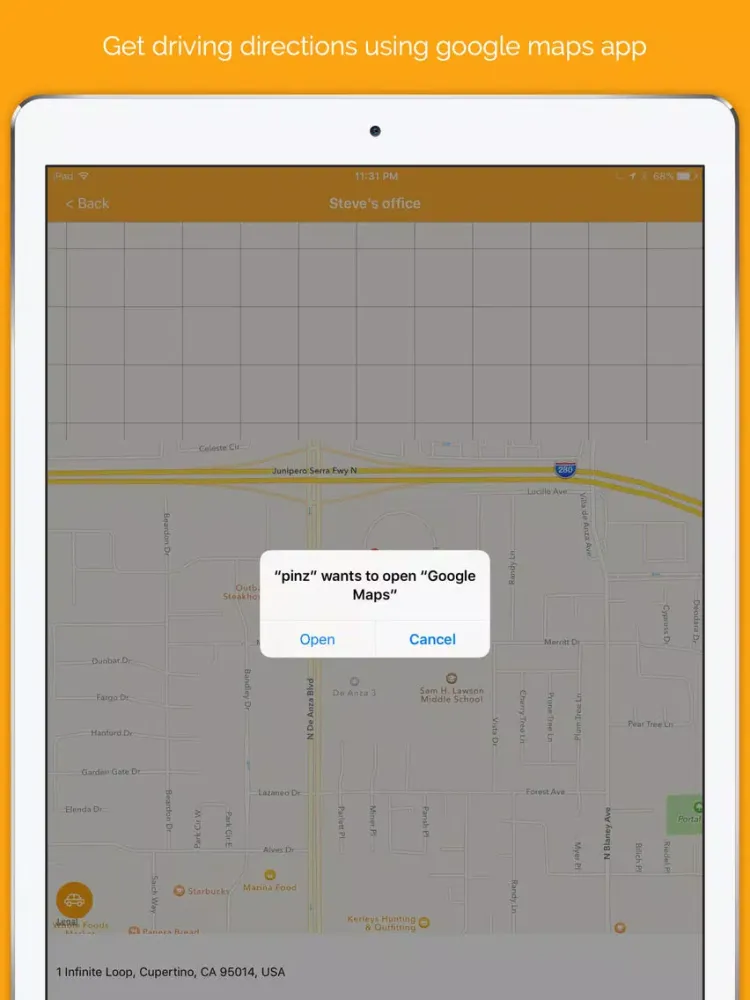 Скриншоты Pinz : Location Organizer iPad 