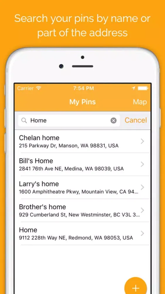 Скриншоты Pinz : Location Organizer