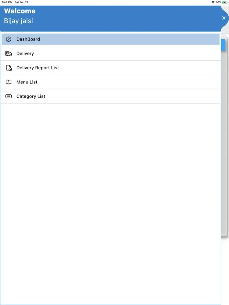 HalfWaiter Admin iPad  Screenshots