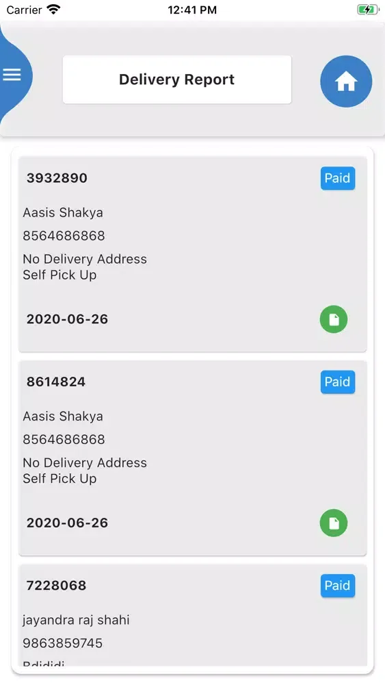 HalfWaiter Admin Screenshots