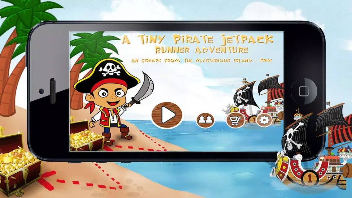 صور A Tiny Pirate Jetpack Runner Adventure - A Rush Escape From The Mysterious Island - Free