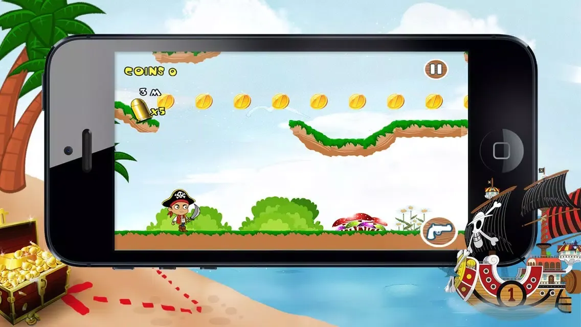 صور A Tiny Pirate Jetpack Runner Adventure - A Rush Escape From The Mysterious Island - Free