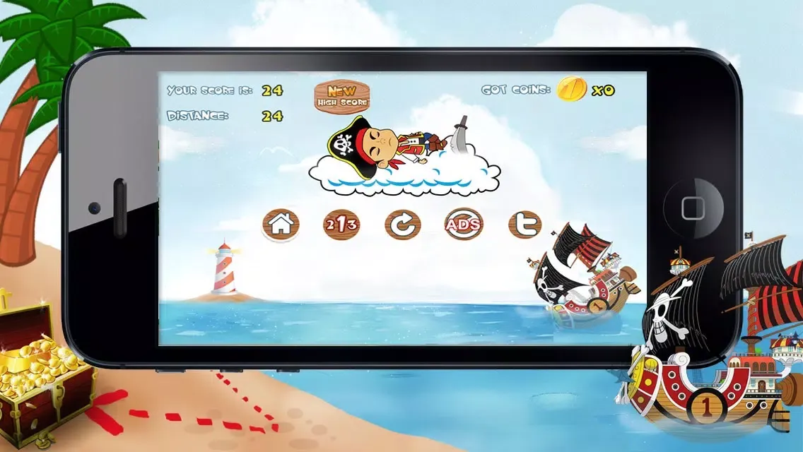 صور A Tiny Pirate Jetpack Runner Adventure - A Rush Escape From The Mysterious Island - Free