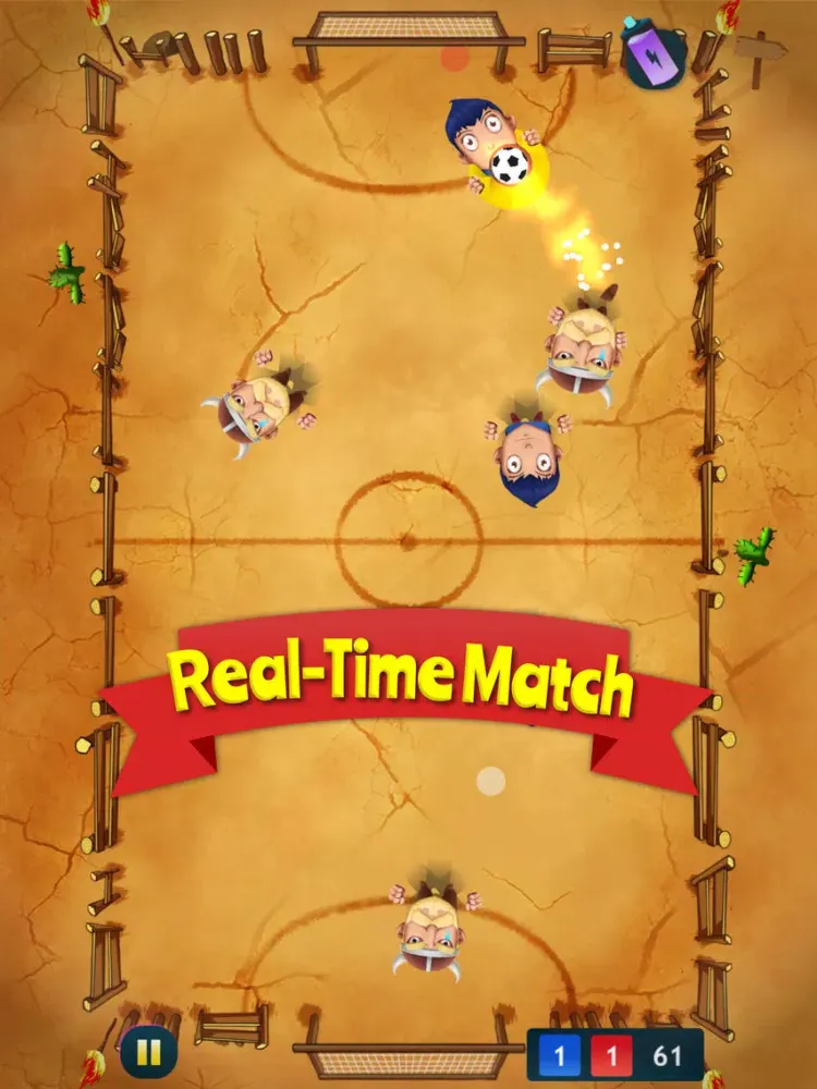 Tangkapan skrin Soccer X iPad 