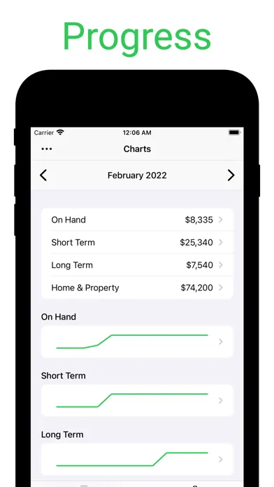 Captures d'écran de Flow: Net Worth Wealth Tracker