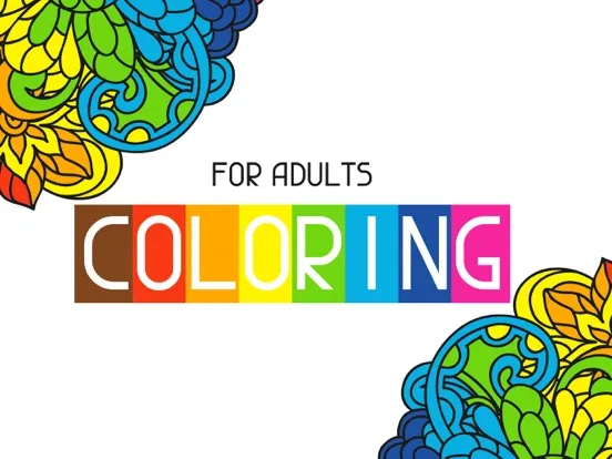 adult color anti stress therapy coloring book iPad 应用截图