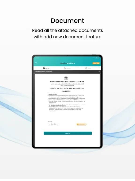 Highrise WorkFlow iPad سکرین شاٹس