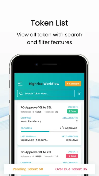 Highrise WorkFlow سکرین شاٹس