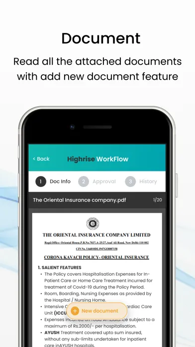 Highrise WorkFlow سکرین شاٹس