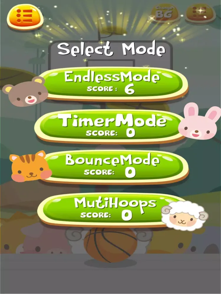 تصاویر Amazing Animals Basketball iPad 
