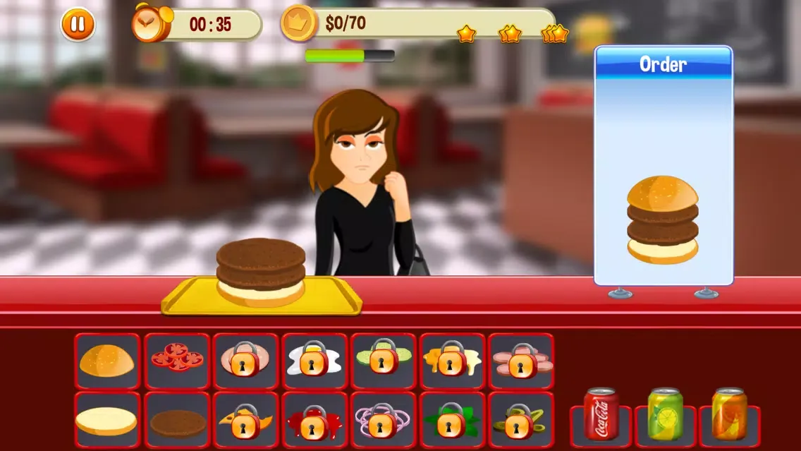 Happy Burger Shop (Fast Food) 스크린샷
