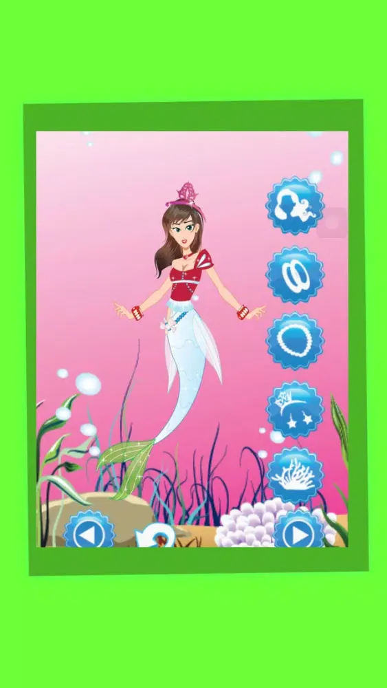 Mermaid Dress Up Games : Free For Priness School Girl Hair Salon Games سکرین شاٹس