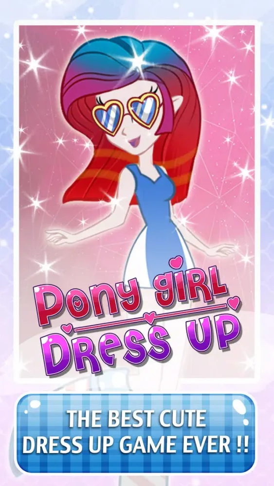 Tangkapan skrin Princess Monster Dress-Up Games for Girls - High my little equestria pony characters edition