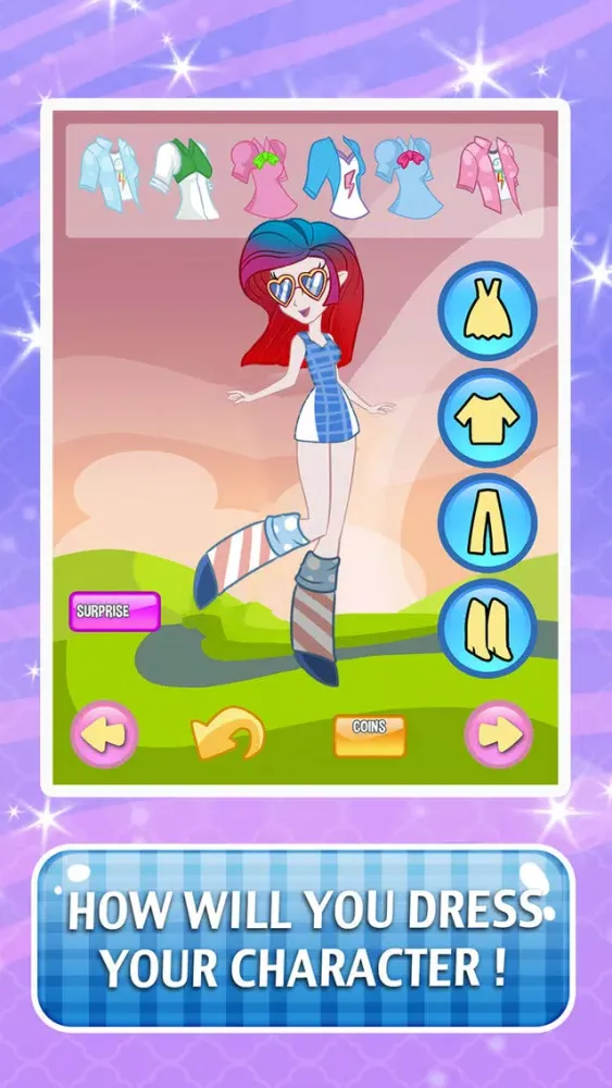Tangkapan skrin Princess Monster Dress-Up Games for Girls - High my little equestria pony characters edition