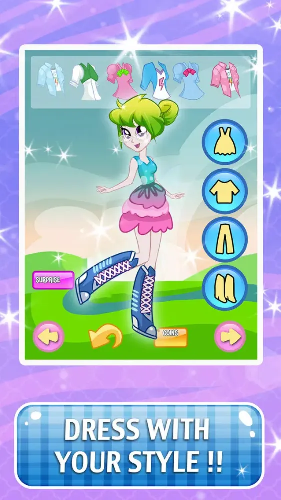 Tangkapan skrin Princess Monster Dress-Up Games for Girls - High my little equestria pony characters edition