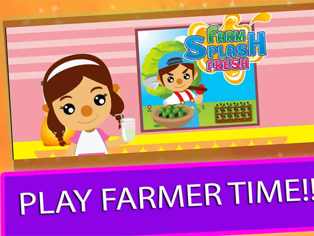 Capturas de pantalla de The Farmer Splash : Top Farming Fruit Decoration Simulation Games iPad 