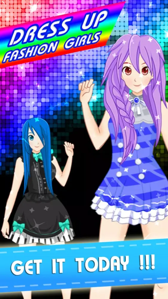 Capturas de tela do Dress-Up High Vocaloid Edition - Make-up anime hatsune miku makeover salon white toys games for girls
