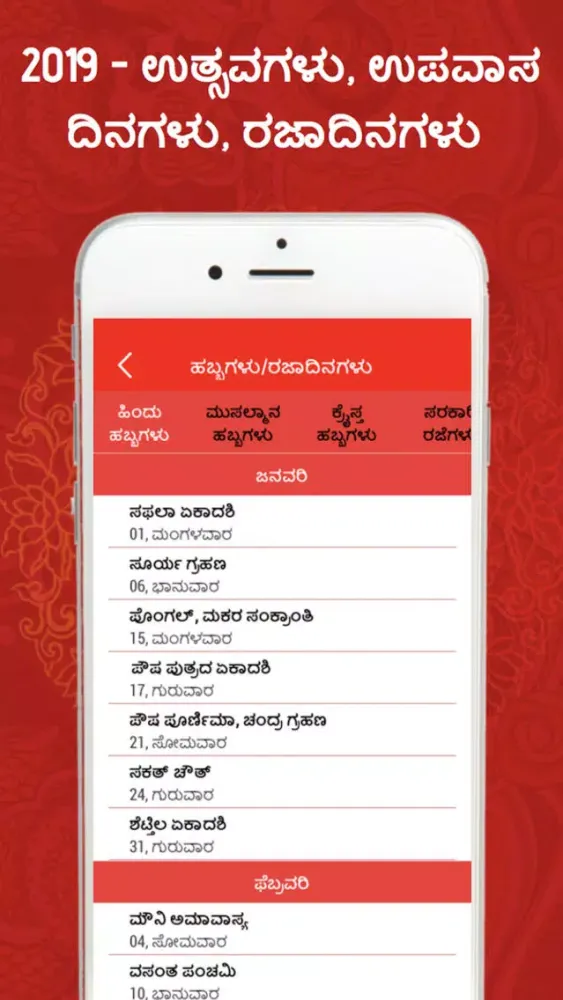 Kannada Panchang 2019 Screenshots
