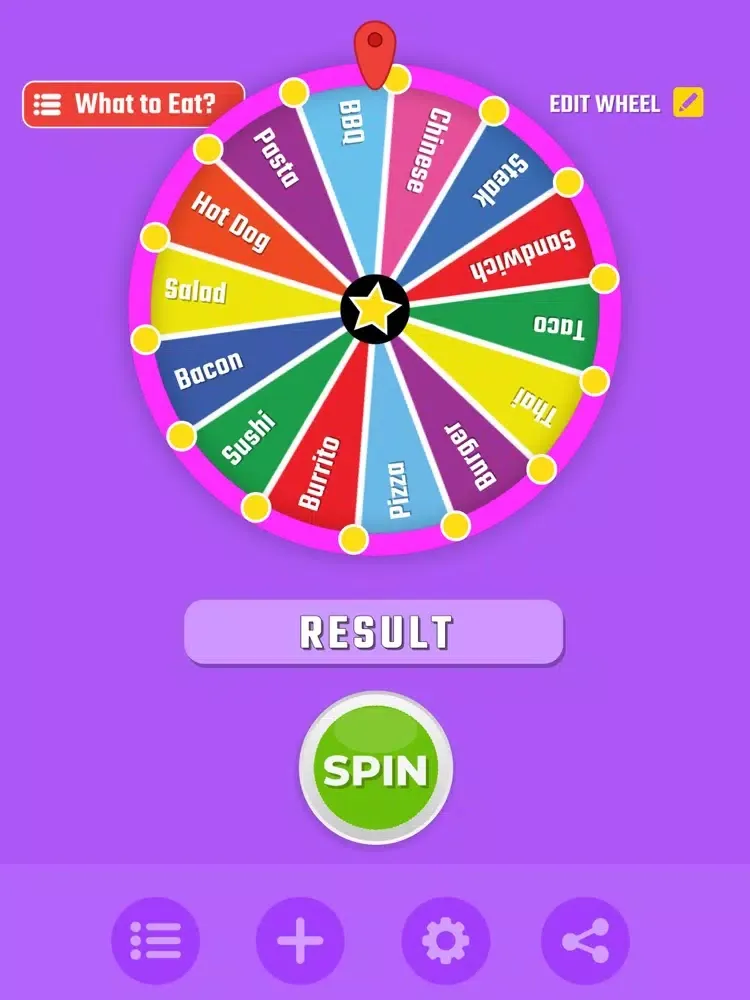 Ảnh chụp màn hình của Wheel Decides - Spin Custom iPad 