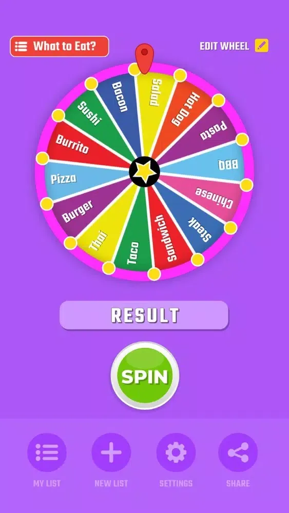 Ảnh chụp màn hình của Wheel Decides - Spin Custom