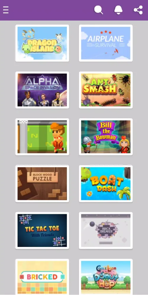 Tangkapan layar Game Box +100 Game