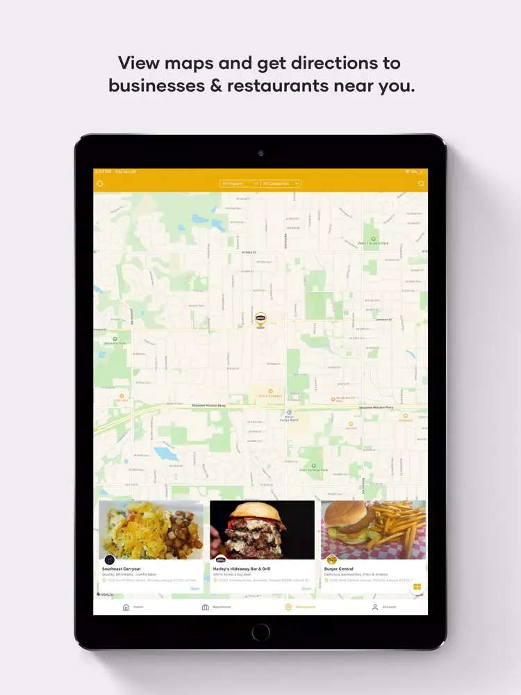 Capturas de tela do Kansas BLD iPad 