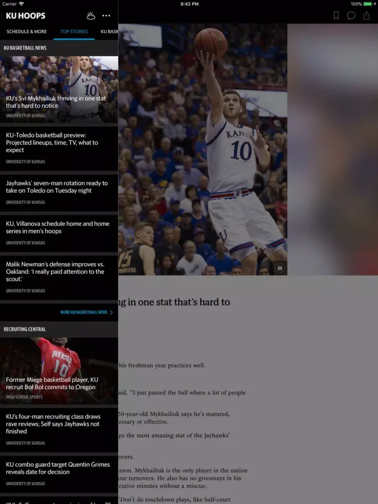 تصاویر KU Hoops iPad 