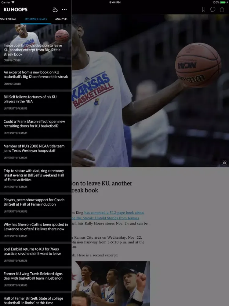 تصاویر KU Hoops iPad 