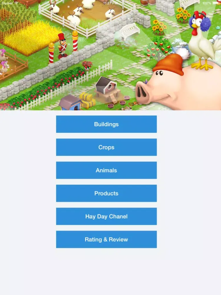 Tangkapan layar Guide for Hay Day - Tips & Tricks, Buildings, Animals, Crops and Video iPad 