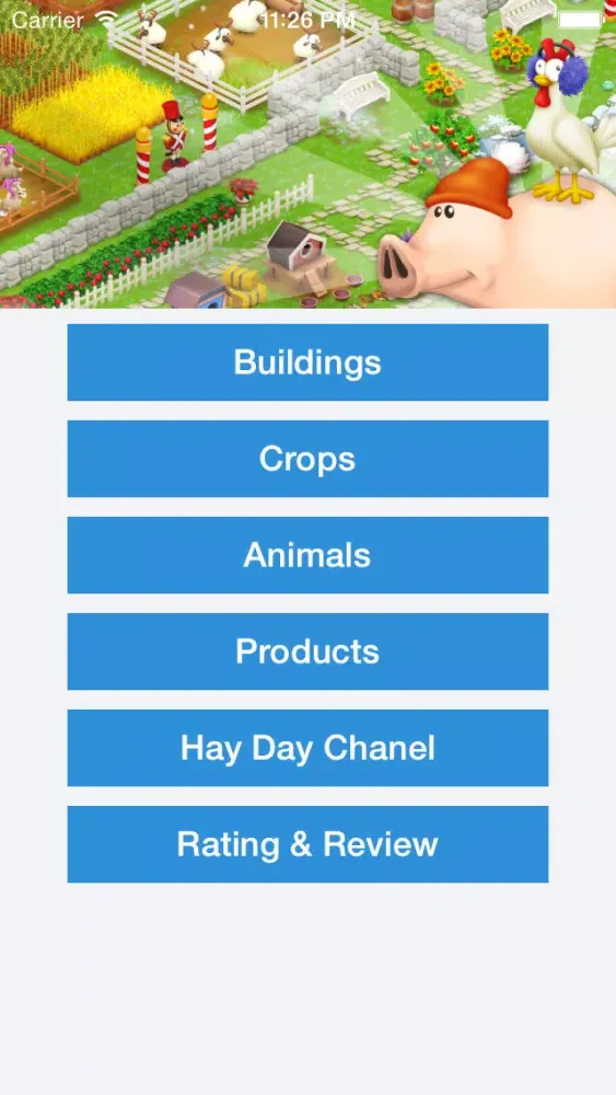 Tangkapan layar Guide for Hay Day - Tips & Tricks, Buildings, Animals, Crops and Video