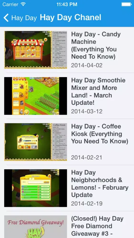 Tangkapan layar Guide for Hay Day - Tips & Tricks, Buildings, Animals, Crops and Video