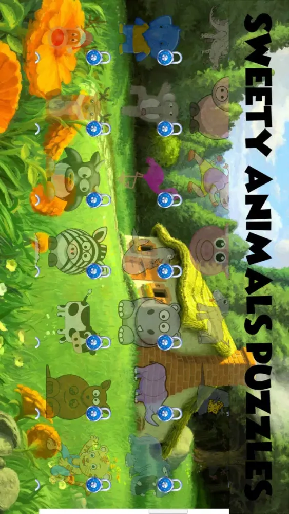 Sweety Animals Puzzles स्क्रीनशॉट