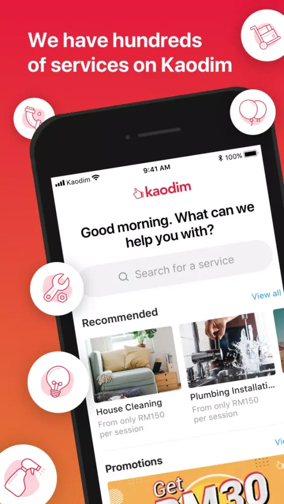 Kaodim - Hire Services سکرین شاٹس