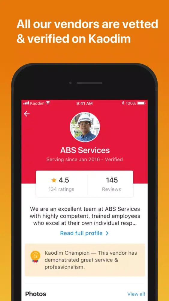 Kaodim - Hire Services سکرین شاٹس